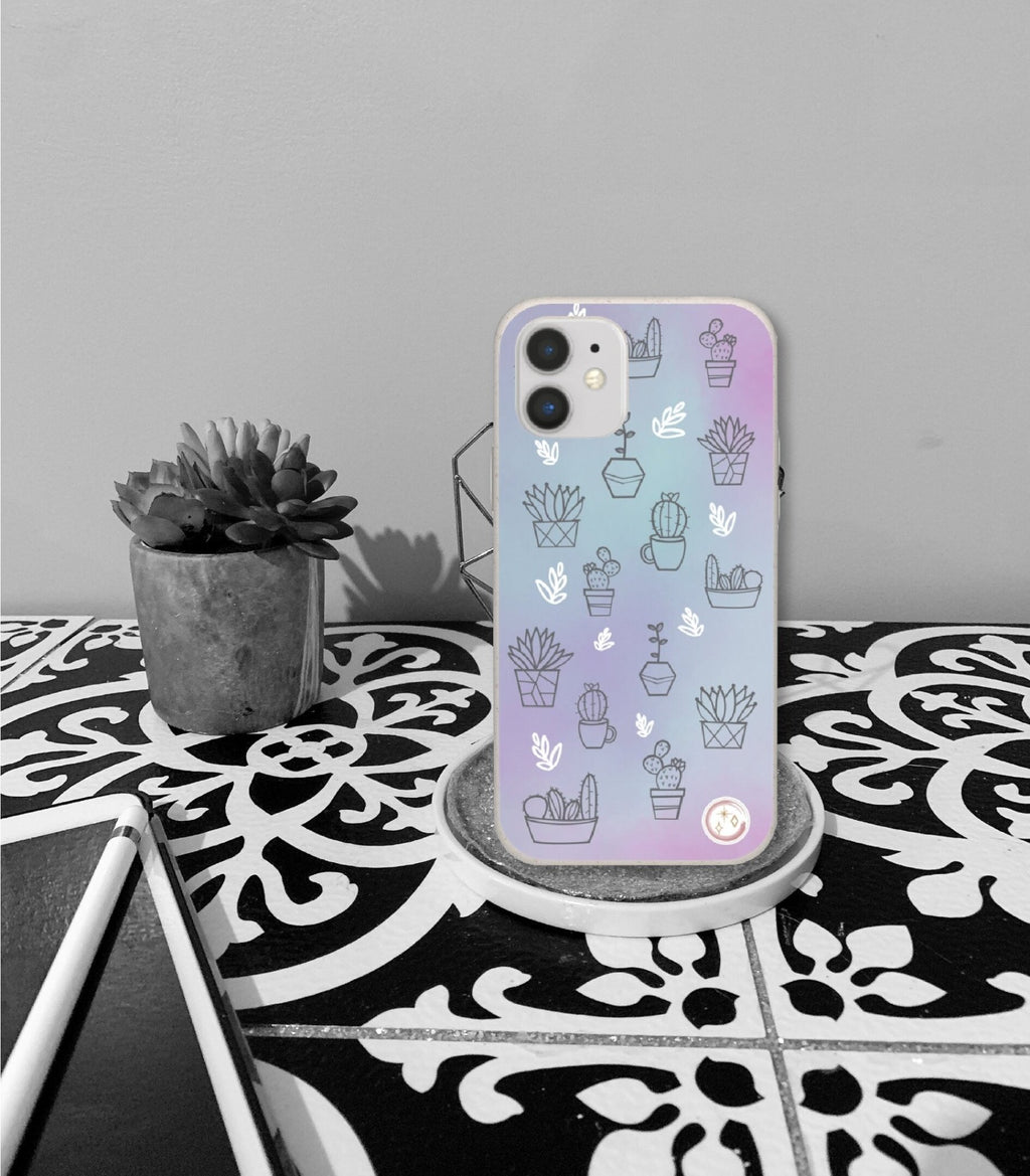 Best Sellers | Succulent Plants | Watercolor | Blue and Purple | Cell Phone Case | Phone Protection | Perfect Gift - YOU esque