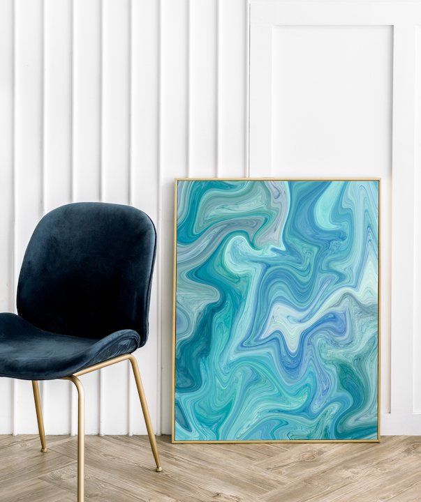 New! | Blue Marble DIGITAL Printable Artwork - YOU esque