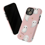 New! | Cute Ghosts | Sparkle | Pink | Cell Phone Case | Phone Protection | Perfect Gift - YOU esque