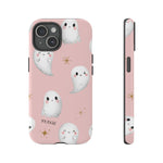 New! | Cute Ghosts | Sparkle | Pink | Cell Phone Case | Phone Protection | Perfect Gift - YOU esque