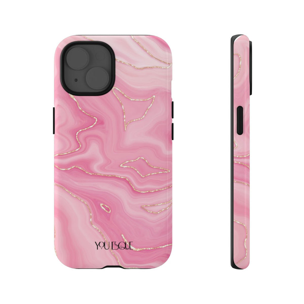 New! | Pink Marble | Glitter | Marble | Cell Phone Case | Phone Protection | Perfect Gift - YOU esque