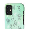 Succulent Plants | Watercolor | Blue and Green | Cell Phone Case | Phone Protection | Perfect Gift - YOU esque