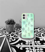 Succulent Plants | Watercolor | Blue and Green | Cell Phone Case | Phone Protection | Perfect Gift - YOU esque